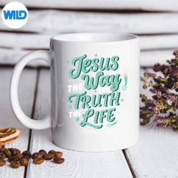 JesusTheWayTruthLifeJohn146ChristianBibleVersemug