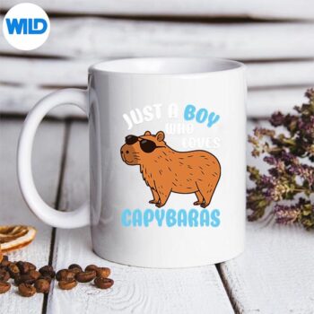 JustAWhoLovesCapybarasRodentCapybaraLovermug