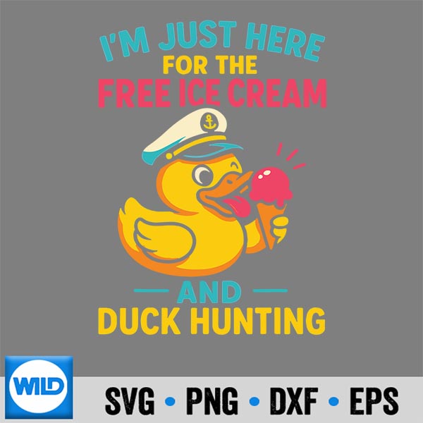 JustHereForTheFreeIceCreamDuckHuntingCruise