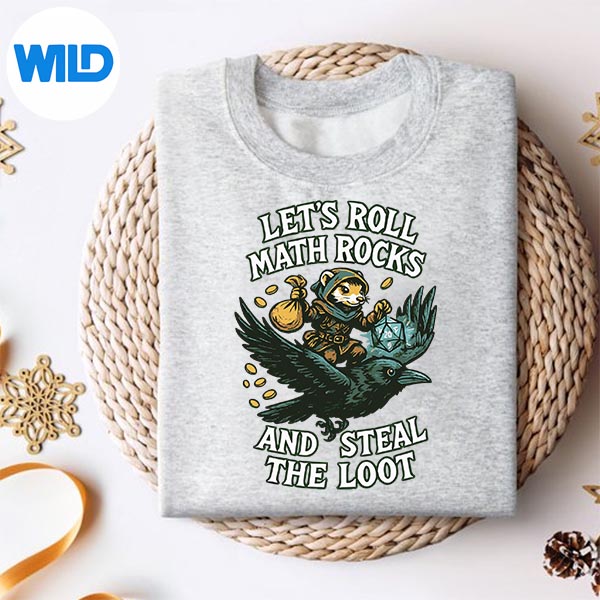 Lets Roll Math Rocks And Steal The Loot Rogue Crow Art Meme SVG PNG Digital Download 2 Lets Roll Math Rocks And Steal The Loot Rogue Crow Art Meme SVG PNG Digital Download - Image 2