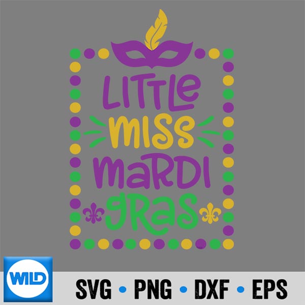 LittleMissMardiGrasCuteGirlsMardiGras