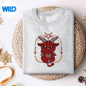 LuciferSigilSatanSatanicGoatCuteGothBabyBaphometsweater