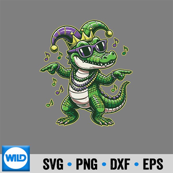 MardiGrasAlligatorAlligatorFunny