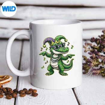 MardiGrasAlligatorAlligatorFunnymug