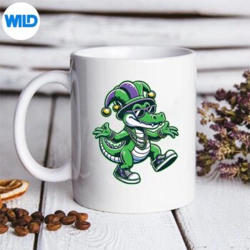 MardiGrasAlligatorAlligatorLovemug