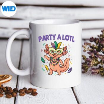 Mardi Gras Axolotl Salamander Partyalotl SVG PNG Cut File 5 MardiGrasAxolotlSalamanderPartyalotlmug