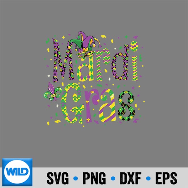 Mardi Gras Parade Jester Hat PNG SVG for Cricut 6 MardiGrasParadeJesterHat