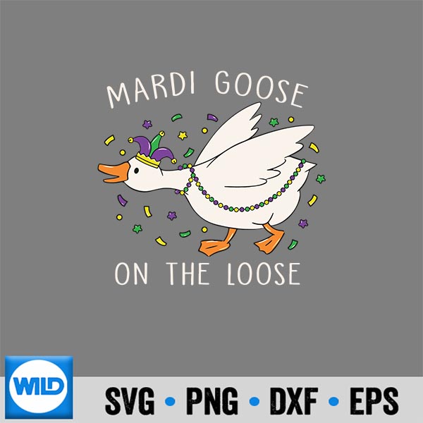 MardiGrasSillyGooseMardiGooseOnTheLooseFatTuesday