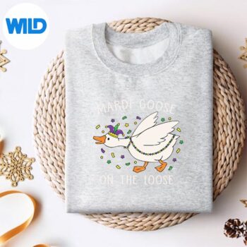 Mardi Gras Silly Goose Mardi Goose On The Loose Fat Tuesday SVG PNG 4 MardiGrasSillyGooseMardiGooseOnTheLooseFatTuesdaysweater