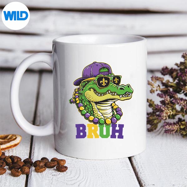 Mardigator Alligator Bruh Mardi Gras Costume SVG PNG Digital Download 3 Mardigator Alligator Bruh Mardi Gras Costume SVG PNG Digital Download - Image 3