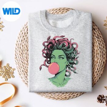 MedusaBubblegumMythologicalSnakeHairGoddessFeministsweater