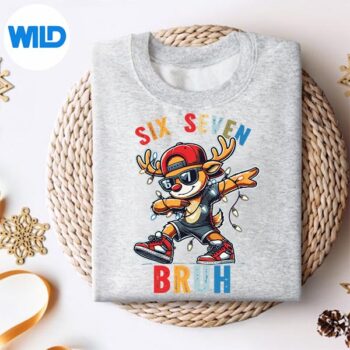 Meme67ReindeerDabbingSixSevenBruhForsweater