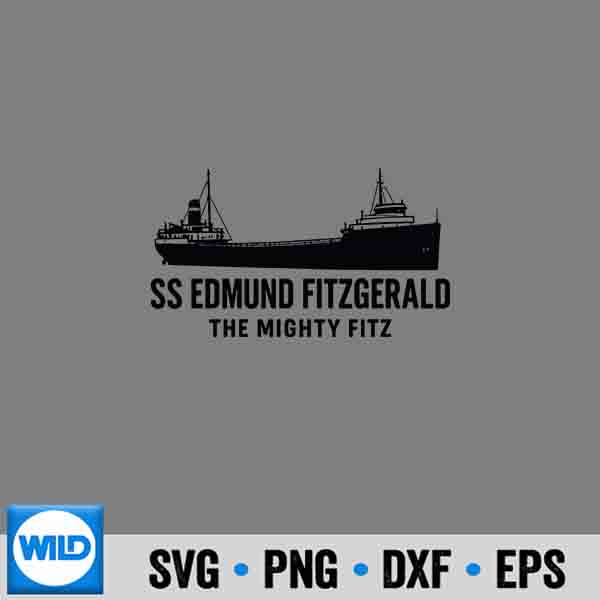 Men Mighty Fitz Lake Superior Ss Edmund Fitzgerald SVG Cut File 7 MenMightyFitzLakeSuperiorSsEdmundFitzgerald
