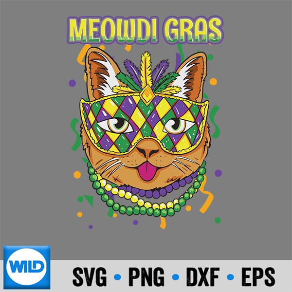 MeowdiGrasMardiGrasCatLoverNewOrleansLouisiana