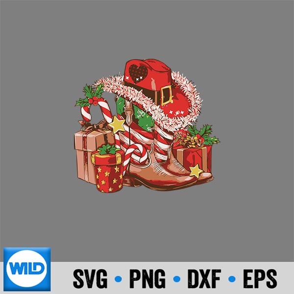 MerryChristmasYallWesternCountryCowBoots