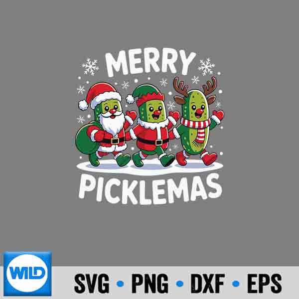 MerryPicklemasFunHolidayChristmasPickleLovers