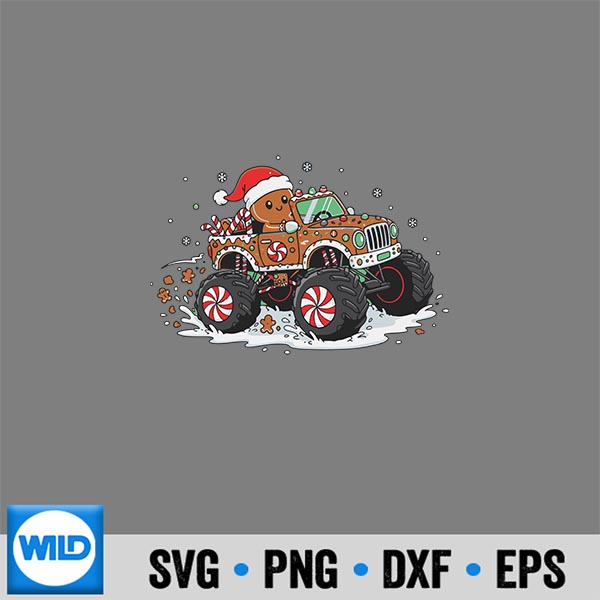 MonstertruckGingerbreadChristmasBakingCookies