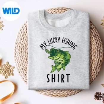 MyLuckyFishingBassFishDadsweater