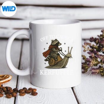 OffToCauseAKerfuffleRaccoonmug