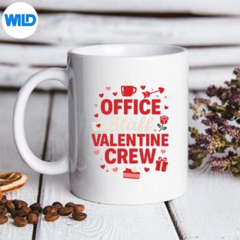 Office Staff Valentine Crew Matching Valentines Day Silhouette SVG PNG Cut File 5 OfficeStaffValentineCrewMatchingValentinesDaymug