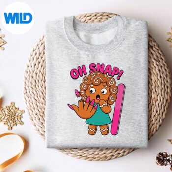 Oh Snap Broken Nail Gingerbread Christmas Silhouette SVG PNG 4 OhSnapBrokenNailGingerbreadChristmassweater