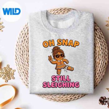 Oh Snap Still Sleighing Gingerbread Christmas SVG Cut File 4 OhSnapStillSleighingGingerbreadChristmassweater