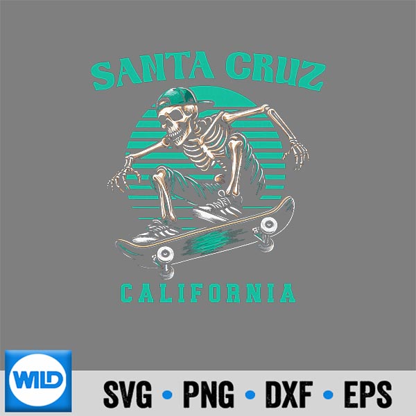 Old School Santa Cruz California Skeleton Skating Streetwear Silhouette SVG PNG 6 OldSchoolSantaCruzCaliforniaSkeletonSkatingStreetwear