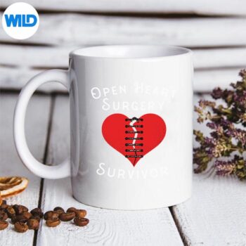 Open Heart Surgery Survivor Vintage PNG SVG for Cricut 5 OpenHeartSurgerySurvivorVintagemug