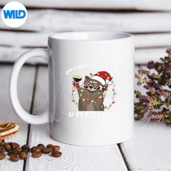 OverstimulatedFestiveAfRaccoonChristmasmug