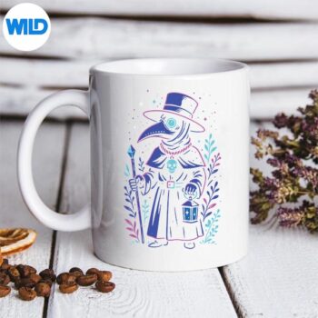 PastelGothPlagueDoctorCottagecoremug