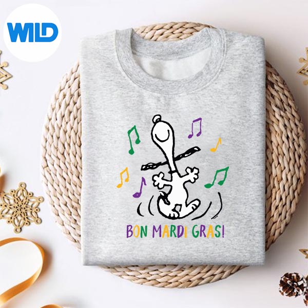 Peanuts Bon Mardi Gras Vintage Silhouette SVG PNG 2 Peanuts Bon Mardi Gras Vintage Silhouette SVG PNG - Image 2