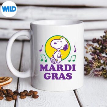 Peanuts Mardi Gras Vintage SVG PNG Cut File 5 PeanutsMardiGrasVintagemug