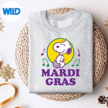 Peanuts Mardi Gras Vintage SVG PNG Cut File 4 PeanutsMardiGrasVintagesweater