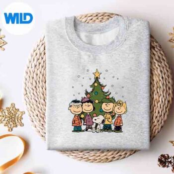 Peanuts Peanuts Christmas Group Vintage Silhouette SVG PNG 4 PeanutsPeanutsChristmasGroupVintagesweater