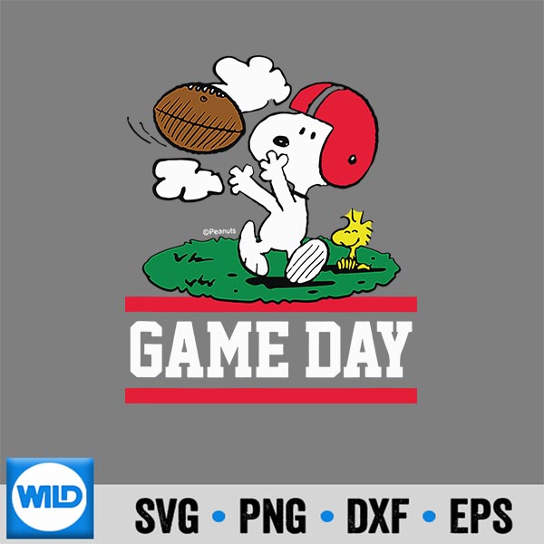 PeanutsSnoopyWoodstockFootballGameDay
