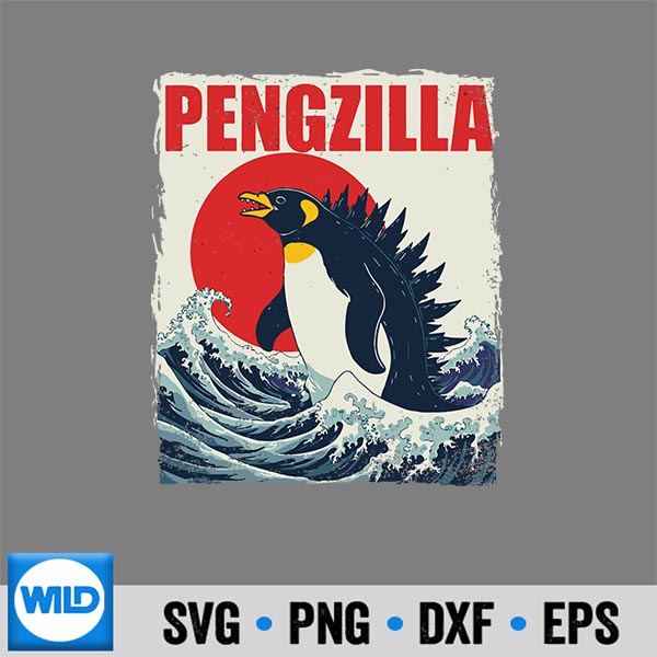 Pengzilla Penguin Lover Bird Watcher Digital Download 6 PengzillaPenguinLoverBirdWatcher
