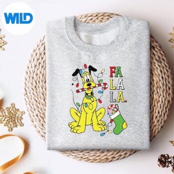 Pluto Christmas Cute Pluto La Fa Fa Vector Design 4 PlutoChristmasCutePlutoLaFaFasweater