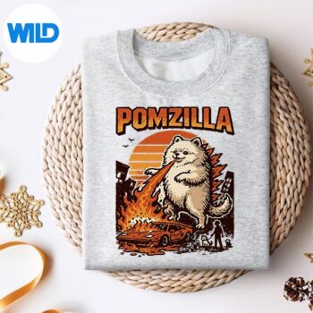 PomzillaPomeranianDogVintageMonsterPomDogLoversweater