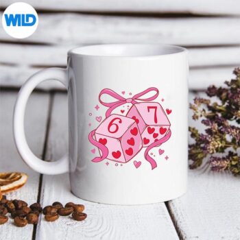 Preppy67ValentineSixSevenDice67mug