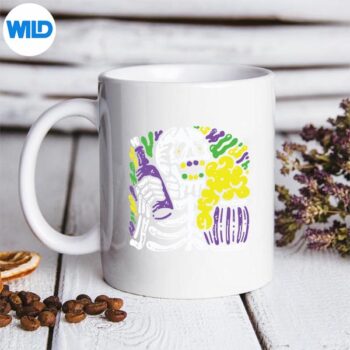 Purple Green Skeleton Mardi Gras Bones Carnival Parade Party Digital Download 5 PurpleGreenSkeletonMardiGrasBonesCarnivalParadePartymug
