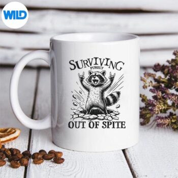 RaccoonSurvivingPurelyOutOfSpiteSurvivalistOvercomermug