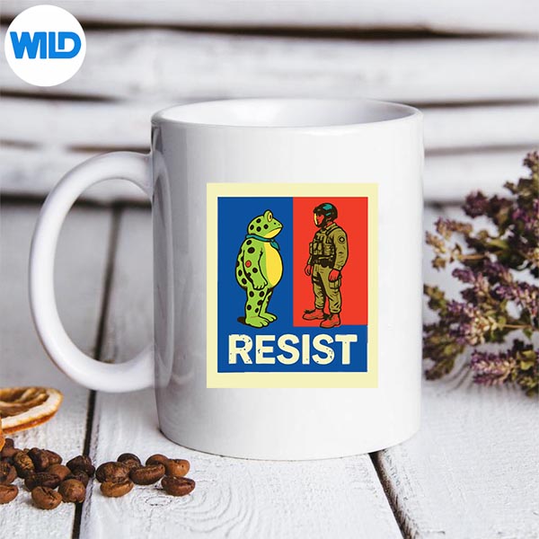 Resist Frog Portland Activist Protest For And Cut File 3 Resist Frog Portland Activist Protest For And Cut File - Image 3