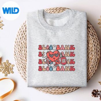 RetroBloodBankValentinesMedicalLabScienceLaboratorysweater