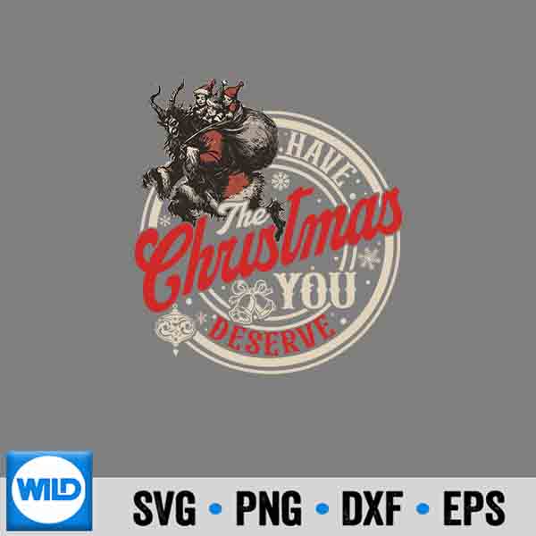 RetroHaveTheChristmasYouDeserveDarkHumorKrampusXmas