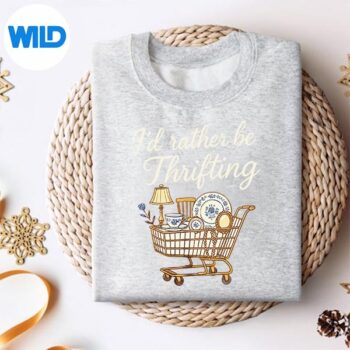 RetroVintageIdRatherBeThriftingsweater