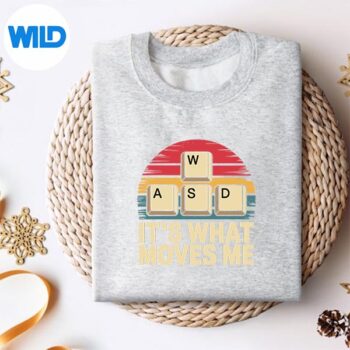 Retro Wasd Gaming Keys Pc Gamer Digital Design 4 RetroWasdGamingKeysPcGamersweater