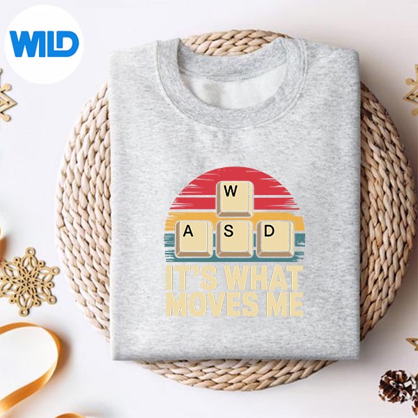 Retro Wasd Gaming Keys Pc Gamer Digital Design 2 Retro Wasd Gaming Keys Pc Gamer Digital Design - Image 2