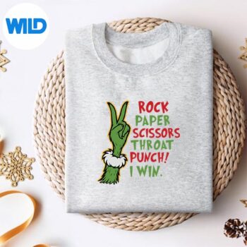 Rock Paper Scissors Throat Punch Holiday Joke PNG SVG for Cricut 4 RockPaperScissorsThroatPunchHolidayJokesweater