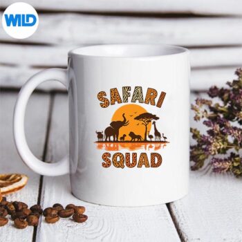 Safari Squad Animal Family Trip Zoo World Girls Vector Design 5 SafariSquadAnimalFamilyTripZooWorldGirlsmug