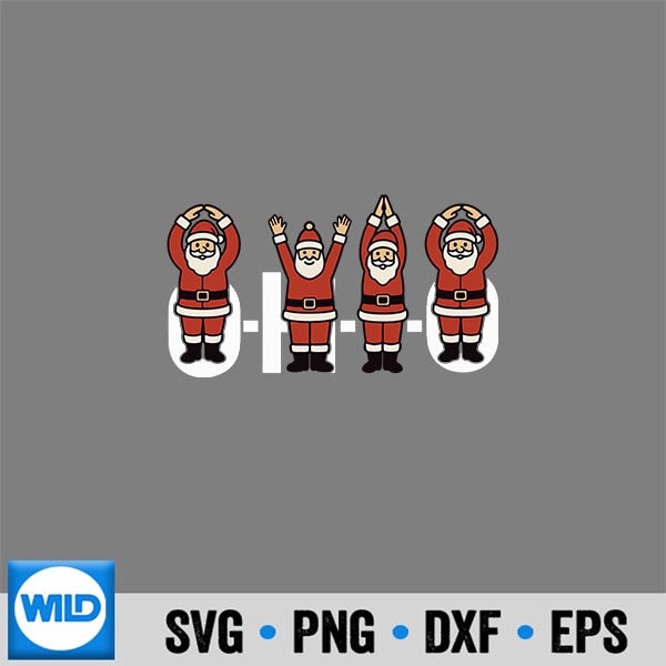 Santa Ohio Party Ohio Christmas Season Midwestern SVG PNG 6 SantaOhioPartyOhioChristmasSeasonMidwestern